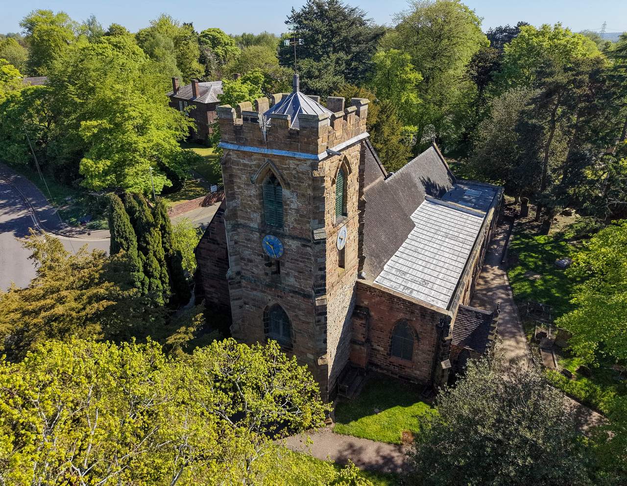 Aerial view of Aldridge