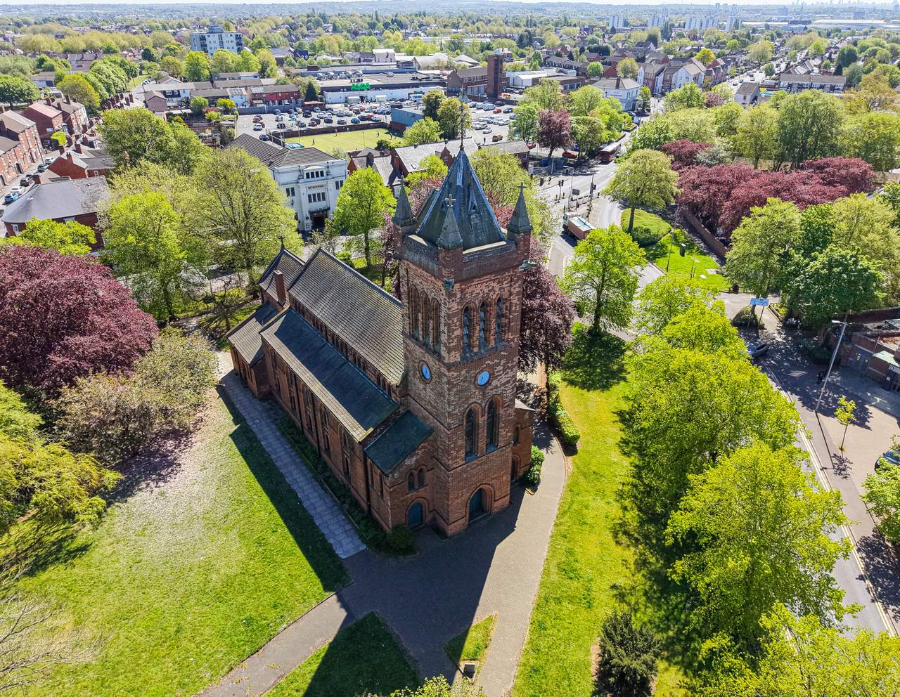 Aerial view of Bloxwich