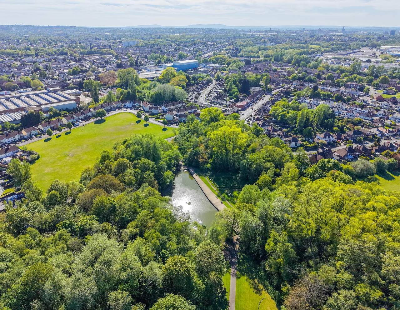 Aerial view of Willenhall
